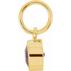 Posh Mommy® Imitation Birthstone Charm/Pendant
