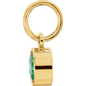 Posh Mommy® Imitation Birthstone Charm/Pendant