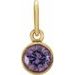Posh Mommy® Imitation Birthstone Charm/Pendant