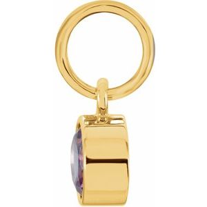 Posh Mommy® Imitation Birthstone Charm/Pendant
