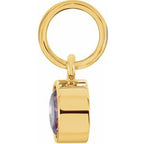 Posh Mommy® Imitation Birthstone Charm/Pendant