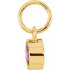 Posh Mommy® Imitation Birthstone Charm/Pendant