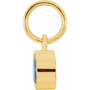 Posh Mommy® Imitation Birthstone Charm/Pendant