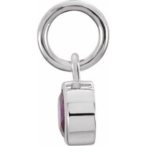 Posh Mommy® Imitation Birthstone Charm/Pendant
