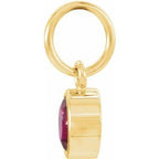 Posh Mommy® Imitation Birthstone Charm/Pendant