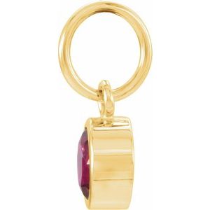 Posh Mommy® Imitation Birthstone Charm/Pendant