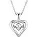 Mystara Diamonds® Heart Necklace