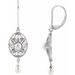 Vintage-Inspired Pearl Earrings