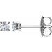 Round 4-Prong Stud Earrings