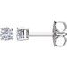Round 4-Prong Stud Earrings