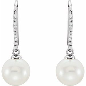 Accented Pearl Earrings