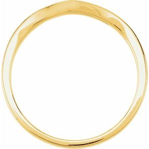 Solitaire Split-Shank Engagement Ring or Band