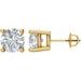 Round 4-Prong Stud Earrings