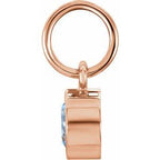 Posh Mommy® Imitation Birthstone Charm/Pendant
