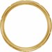Greek Key Comfort-Fit Half Round Band