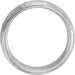 Comfort-Fit Half Round Band with Hammer Finish