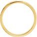 Comfort-Fit Half Round Band with Hammer Finish