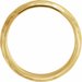 Comfort-Fit Half Round Band with Hammer Finish