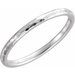 Comfort-Fit Half Round Band with Hammer Finish