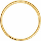 Flat Band with Hammer Finish