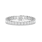 29 ctw Emerald LGD Bezel Set Tennis Bracelet  - 7 Inches - Signature Collection