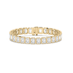 29 ctw Emerald LGD Bezel Set Tennis Bracelet  - 7 Inches - Signature Collection