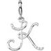 Accented Initial Charm/Pendant