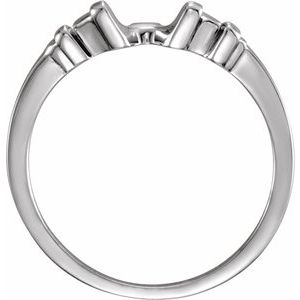 Baguette Accented Engagement Ring or Band