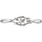 Accented Floral Cuff Bracelet