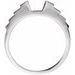 V-Prong Baguette Accented Engagement Ring or Band