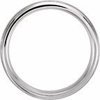 Milgrain Comfort-Fit Half Round Band
