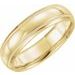 Milgrain Comfort-Fit Half Round Band