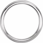 Milgrain Comfort-Fit Half Round Band