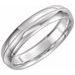 Milgrain Comfort-Fit Half Round Band