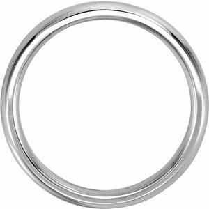 Milgrain Comfort-Fit Half Round Band