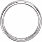Milgrain Comfort-Fit Half Round Band
