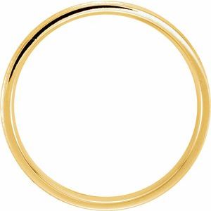 Milgrain Comfort-Fit Flat Band with Hammer Finish