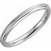 Milgrain Comfort-Fit Half Round Band