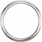 Milgrain Comfort-Fit Half Round Band