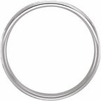 Milgrain Comfort-Fit Flat Band with Hammer Finish