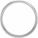 Milgrain Comfort-Fit Flat Band with Hammer Finish