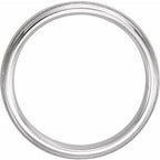 Milgrain Comfort-Fit Half Round Band