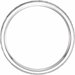 Milgrain Edge Comfort-Fit Flat Band with Hammer Finish