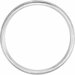 Milgrain Edge Comfort-Fit Flat Band with Satin Finish