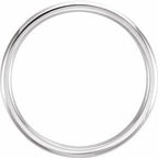 Milgrain Comfort-Fit Half Round Band