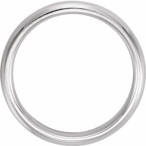 Milgrain Comfort-Fit Half Round Band
