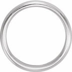 Milgrain Comfort-Fit Half Round Band