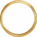 Grooved Half Round Band with Bead Blast Finish