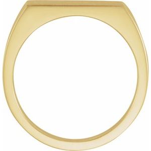 Rectangle Signet Ring