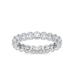 Blair 2 ctw Round LGD Half Bezel Set Eternity Band